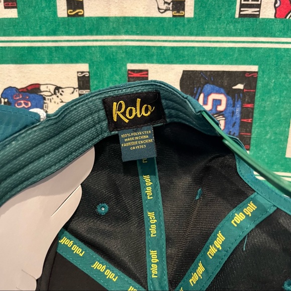 rolo golf dome piece Rope Adjustable Snap Back Hat SOLD OUT online new with tags - Picture 5 of 8